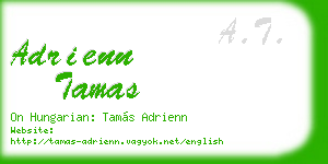 adrienn tamas business card